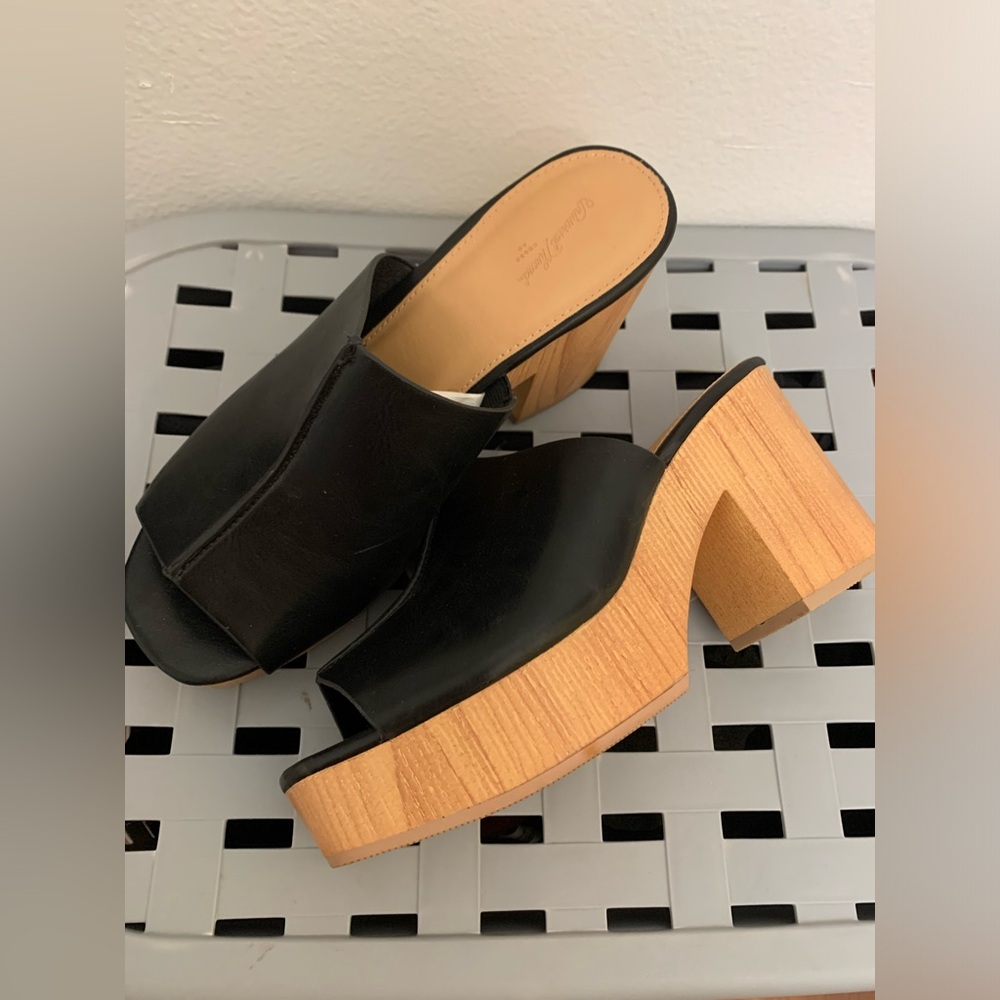 Platform Mule Heels